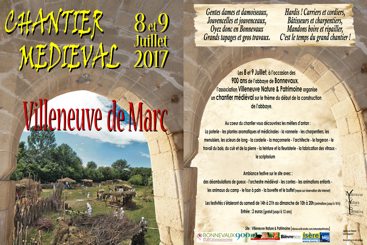 Chantier Médiéval 2017